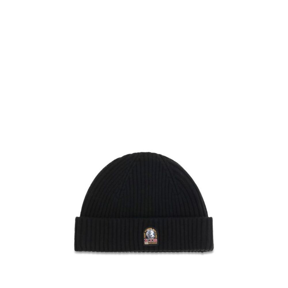 Parajumpers Black Wool Oves Aries Men's Beanie